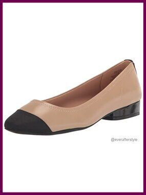 Suede Block Heel Closed Toe Flats Comfortable Work Casual Shoes